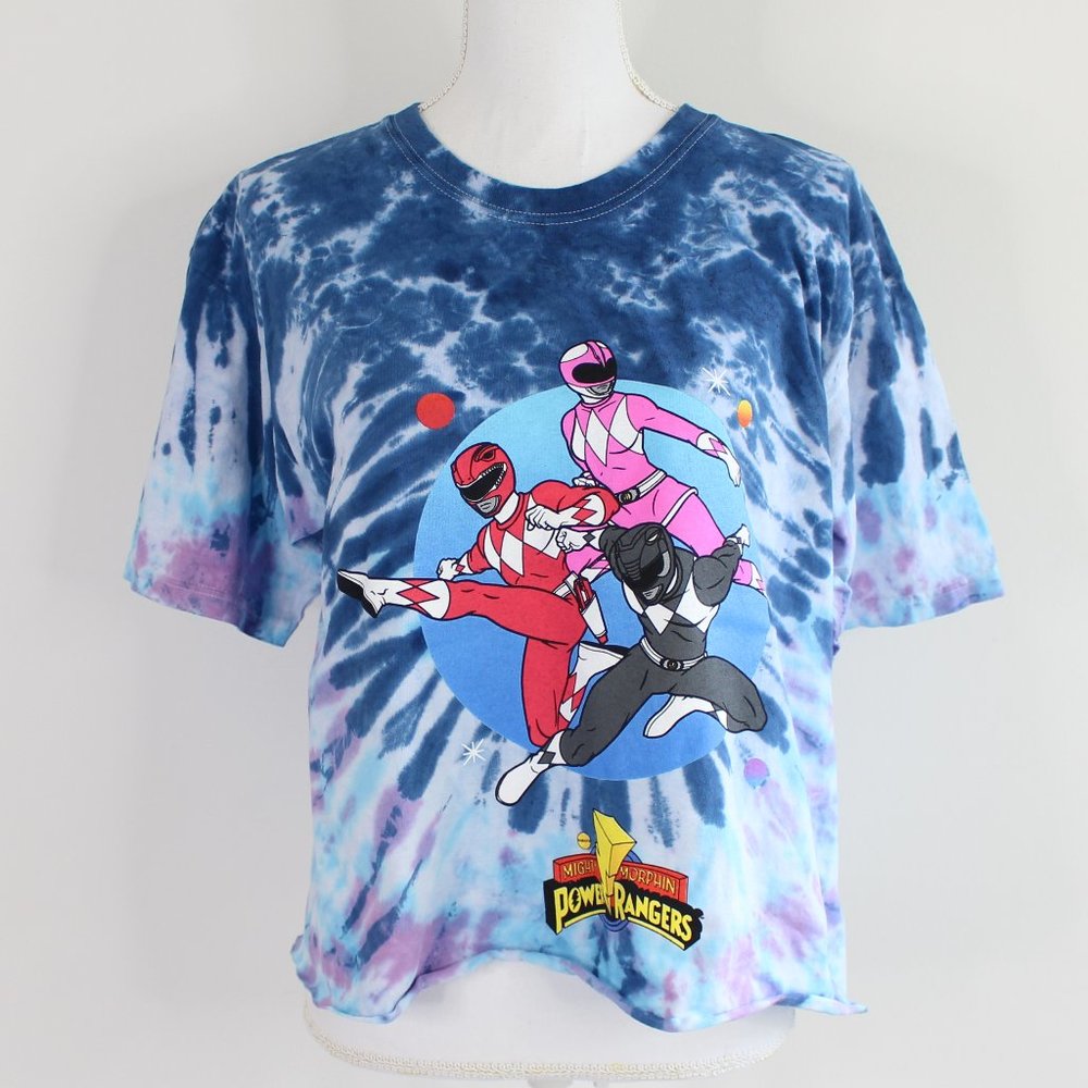 Power Rangers Tie Dye Graphic T-shirt NWOT